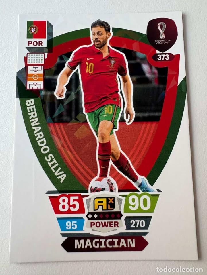Coleccionismo deportivo: Bernardo Silva Portugal Magican 373 Adrenalyn Mundial Qatar 2022