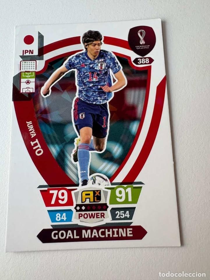 Coleccionismo deportivo: Junya Ito Jap&oacute;n Goal Machine 388 Adrenalyn Mundial Qatar 2022