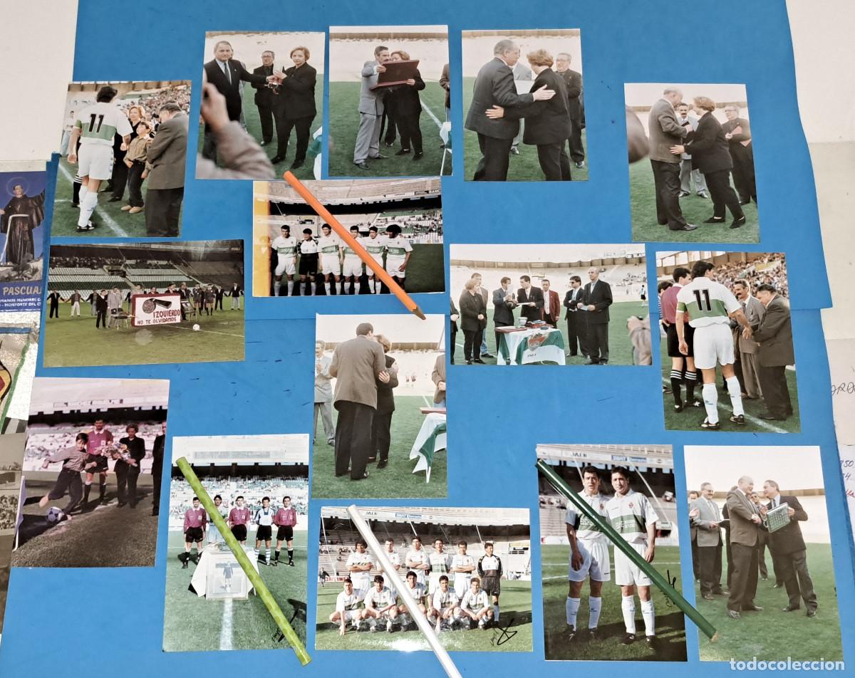 Coleccionismo deportivo: ELCHE, C.F. - PARTIDO HOMENAJE J. JOS&Eacute; IZQUIERDO BOTELLA - 15 FOTOGRAF&Iacute;AS - 26 MARZO 1995