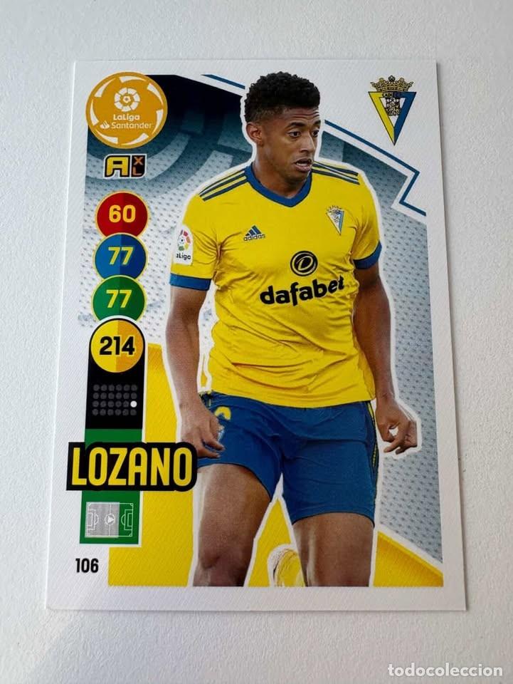 Coleccionismo deportivo: Lozano C&aacute;diz 106 Adrenalyn 2020-21