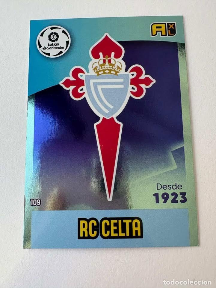 Coleccionismo deportivo: Escudo Celta 109 Adrenalyn 2020-21