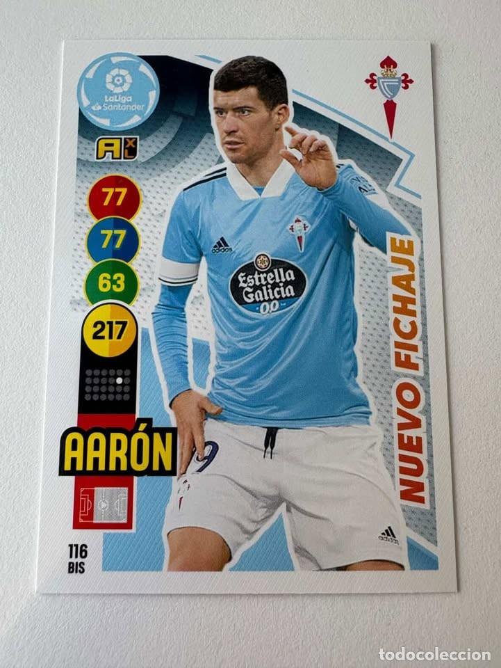 Coleccionismo deportivo: Aar&oacute;n Nuevo Fichaje Celta 116bis Adrenalyn 2020-21
