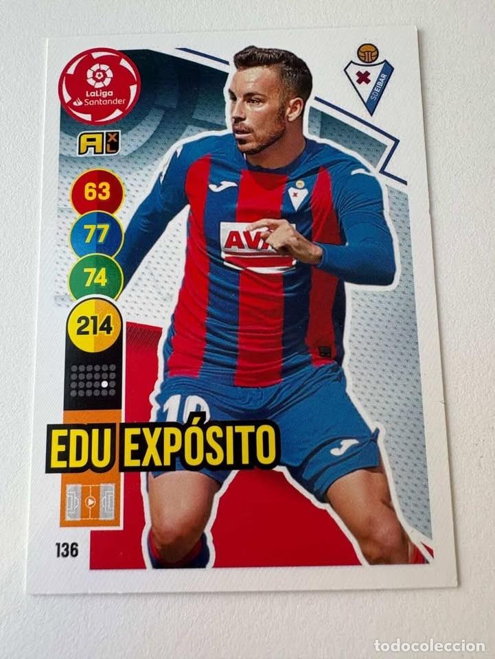 Coleccionismo deportivo: Edu Exp&oacute;sito Eibar 136 Adrenalyn 2020-21
