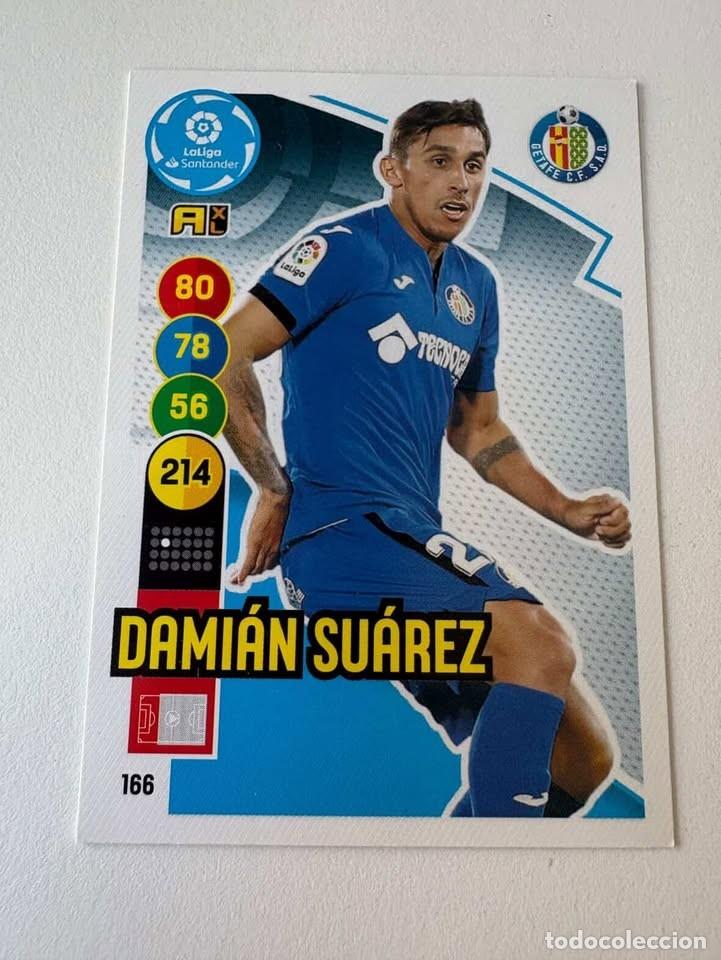 Coleccionismo deportivo: Dami&aacute;n Su&aacute;rez Getafe 166 Adrenalyn 2020-21