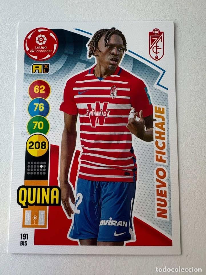 Coleccionismo deportivo: Quina Granada Nuevo Fichaje 191bis Adrenalyn 2020-21
