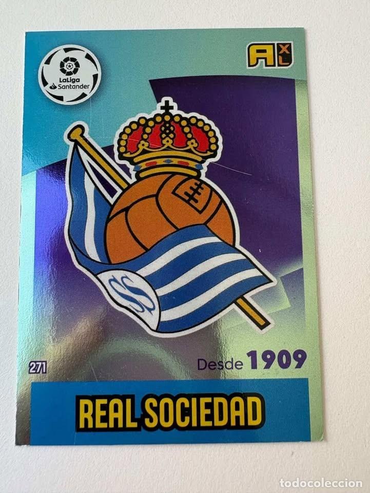 Sammelleidenschaft Sport: Escudo Real Sociedad 271 Adrenalyn 2020-21