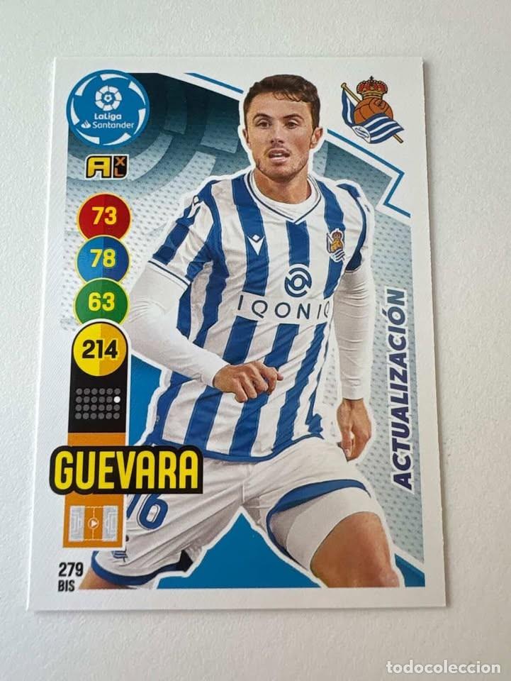 Sammelleidenschaft Sport: Guevara Actualizaci&oacute;n Real Sociedad 279bis Adrenalyn 2020-21