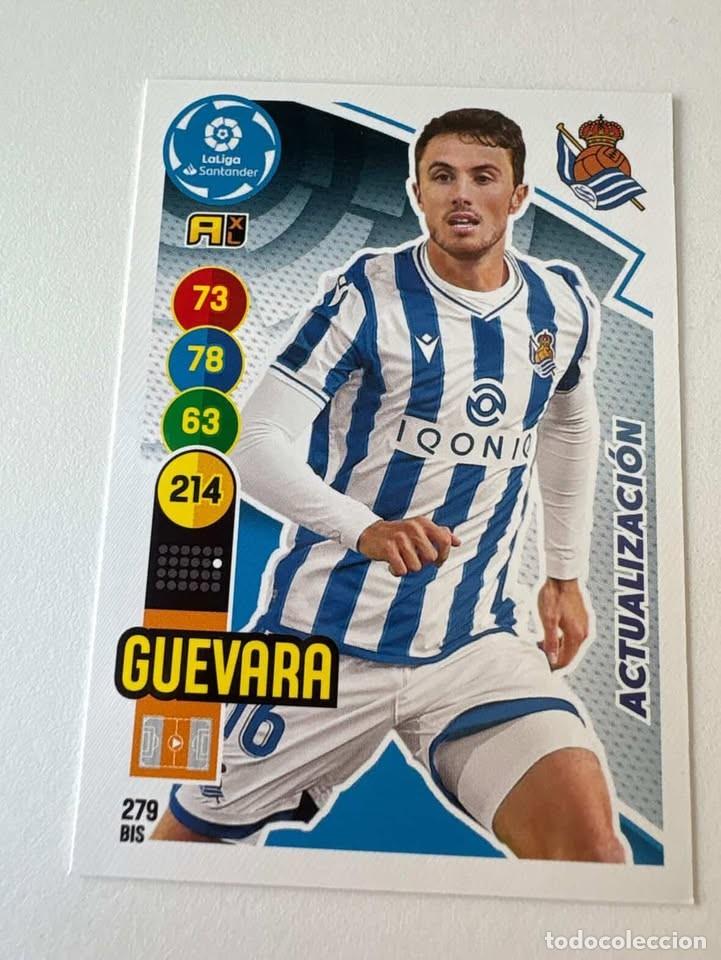 Sammelleidenschaft Sport: Guevara Actualizaci&oacute;n Real Sociedad 279bis Adrenalyn 2020-21