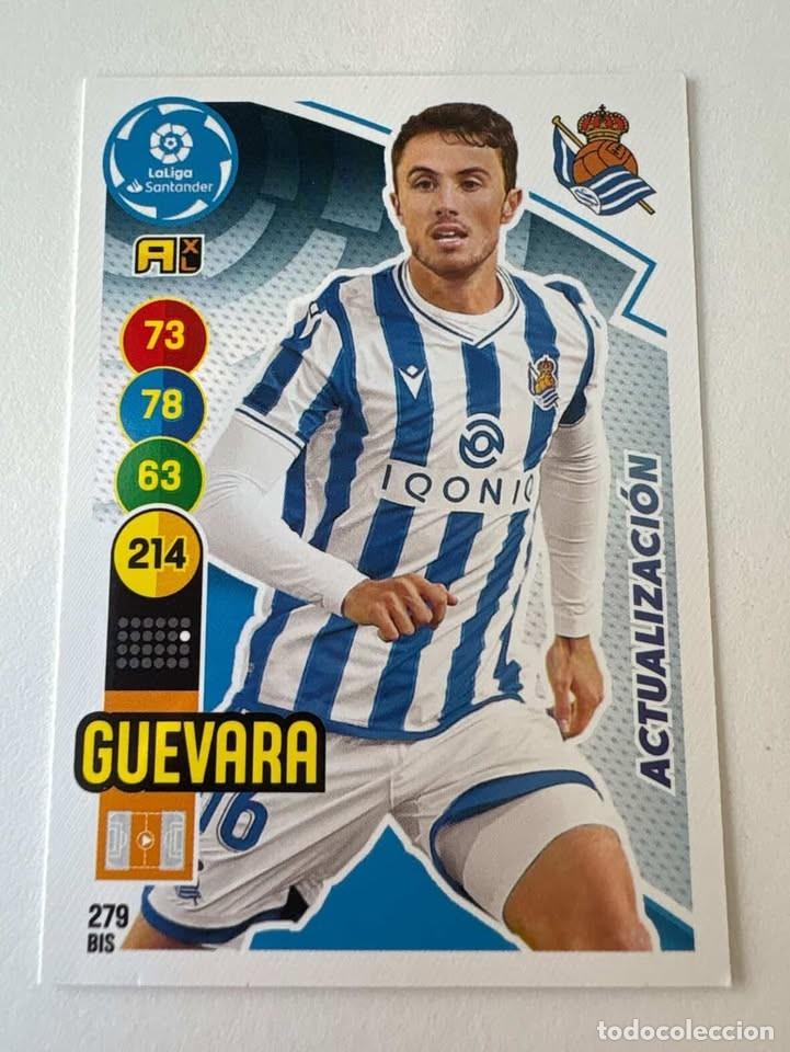 Sammelleidenschaft Sport: Guevara Actualizaci&oacute;n Real Sociedad 279bis Adrenalyn 2020-21
