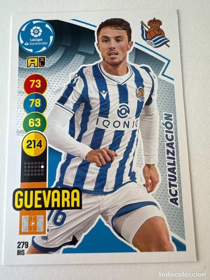 Sammelleidenschaft Sport: Guevara Actualizaci&oacute;n Real Sociedad 279bis Adrenalyn 2020-21