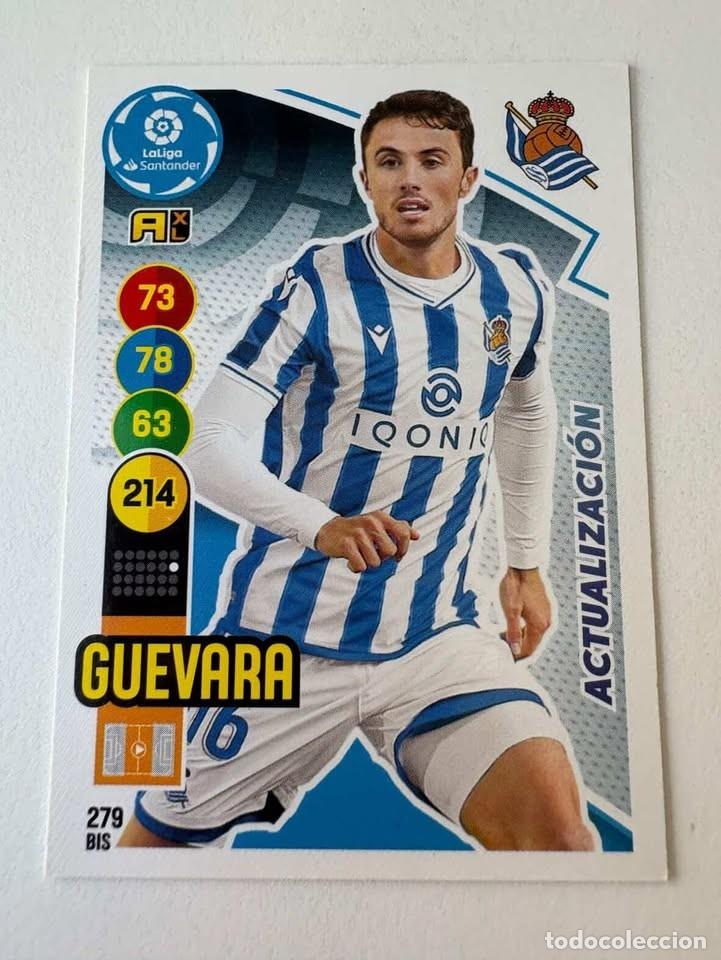 Sammelleidenschaft Sport: Guevara Actualizaci&oacute;n Real Sociedad 279bis Adrenalyn 2020-21