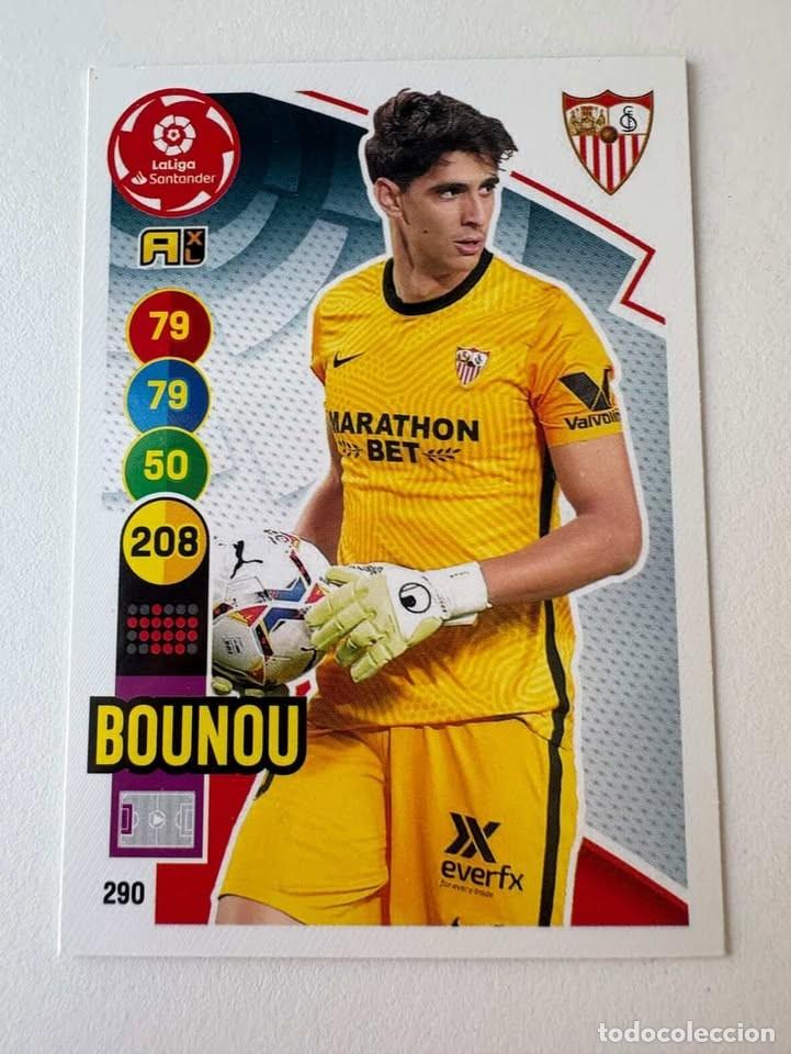 Coleccionismo deportivo: Bounou Sevilla 290 Adrenalyn 2020-21