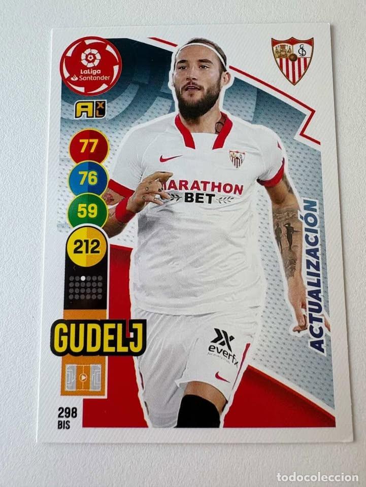 Coleccionismo deportivo: Gudelj Actualizaci&oacute;n Sevilla 298bis Adrenalyn 2020-21