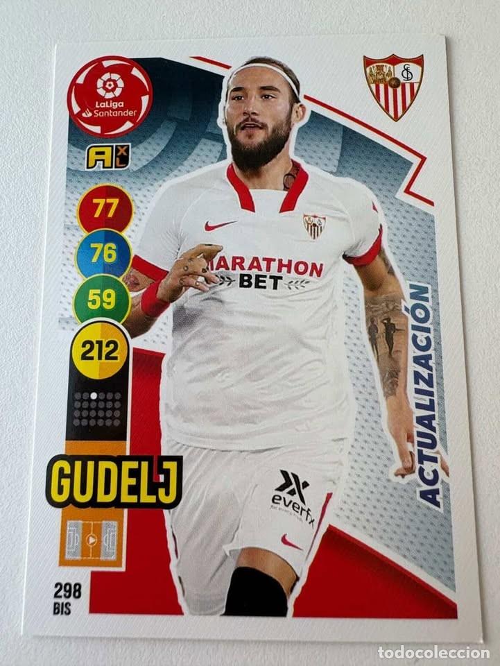 Coleccionismo deportivo: Gudelj Actualizaci&oacute;n Sevilla 298bis Adrenalyn 2020-21