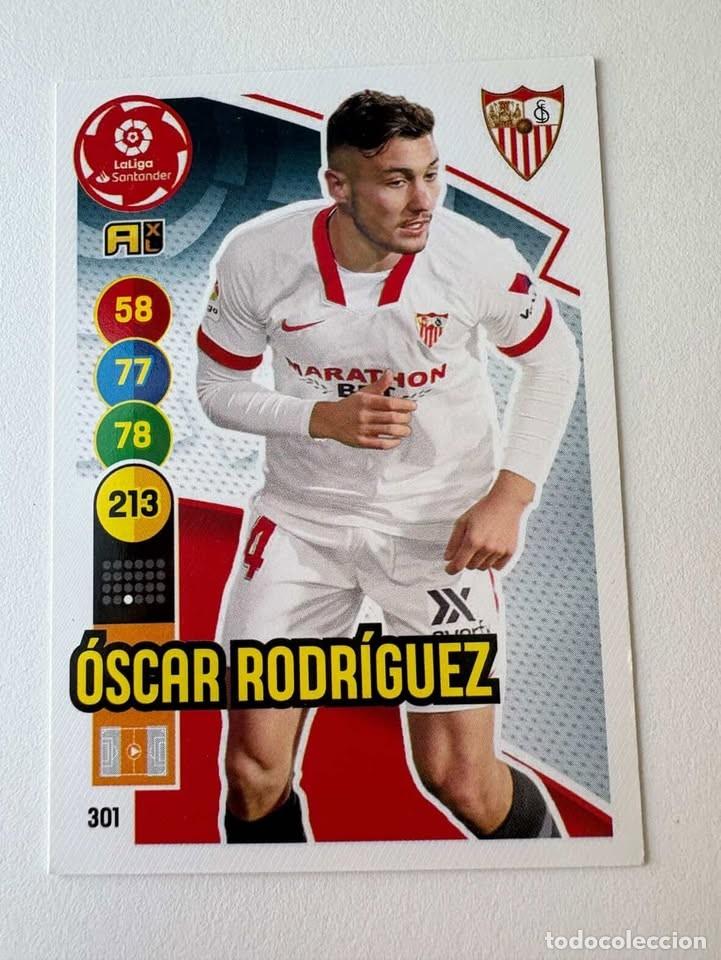 Coleccionismo deportivo: &Oacute;scar Rodr&iacute;guez Sevilla 301 Adrenalyn 2020-21
