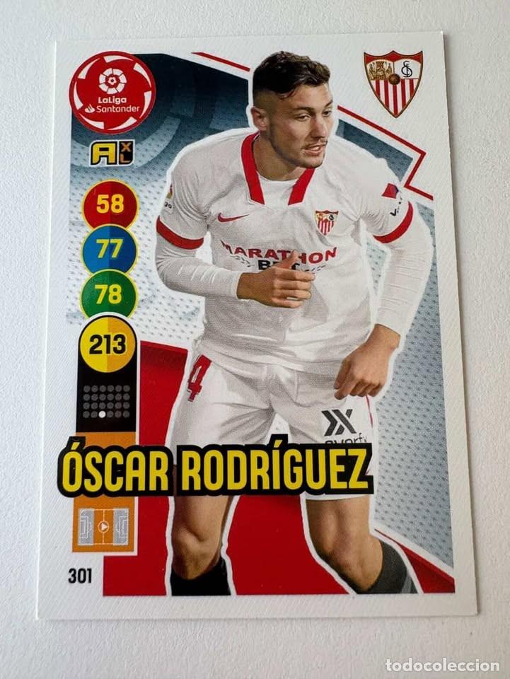 Coleccionismo deportivo: &Oacute;scar Rodr&iacute;guez Sevilla 301 Adrenalyn 2020-21