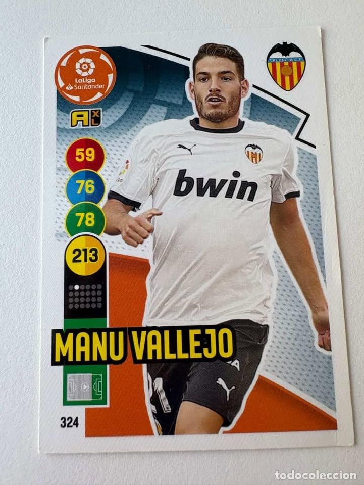Coleccionismo deportivo: Manu Vallejo Valencia 324 Adrenalyn 2020-21