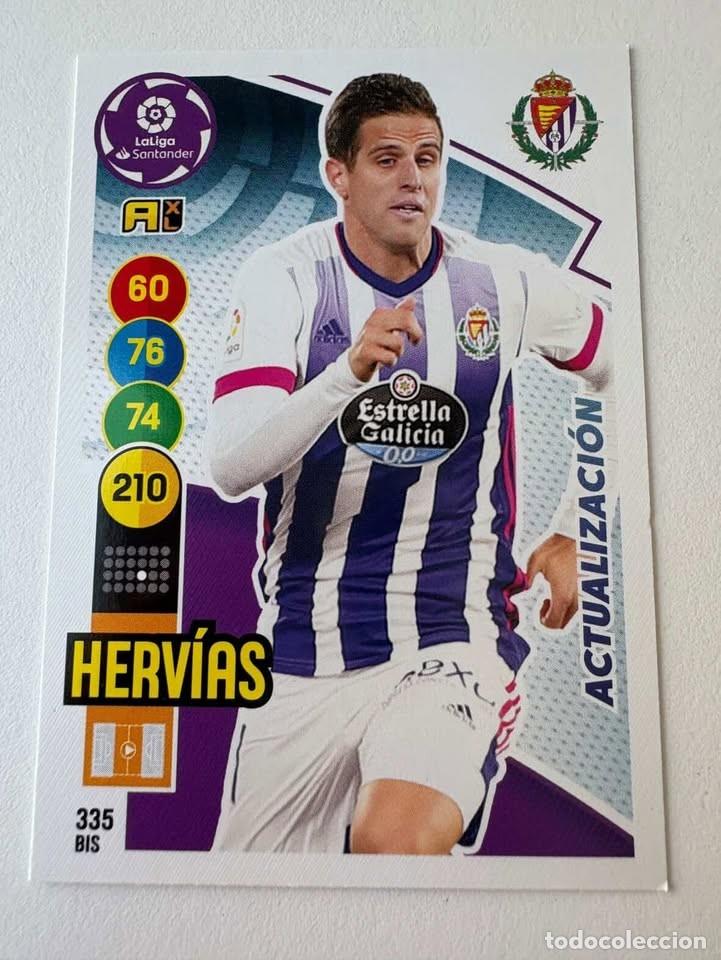Coleccionismo deportivo: Herv&iacute;as Actualizaci&oacute;n Valladolid 335bis Adrenalyn 2020-21