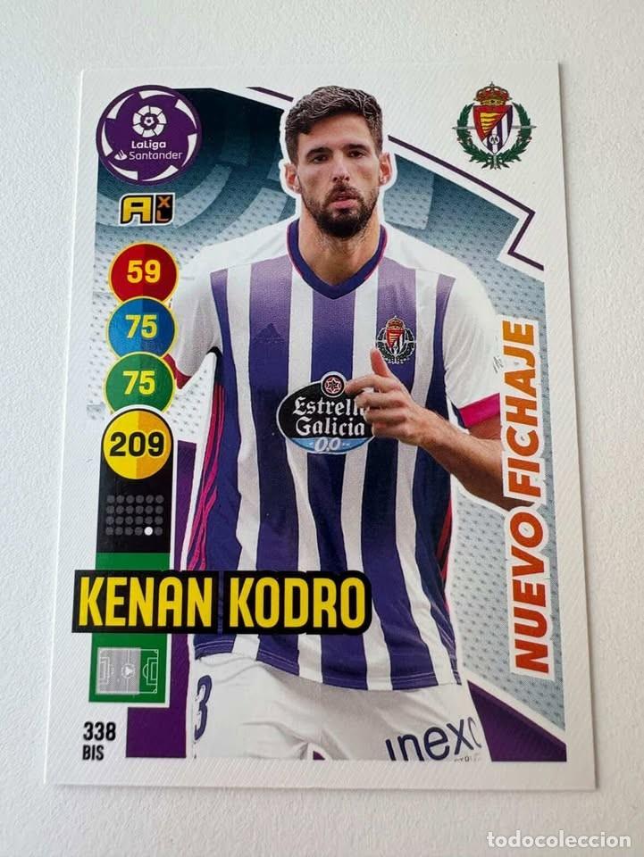 Coleccionismo deportivo: Kenan Kodro Nuevo Fichaje Valladolid 338bis Adrenalyn 2020-21