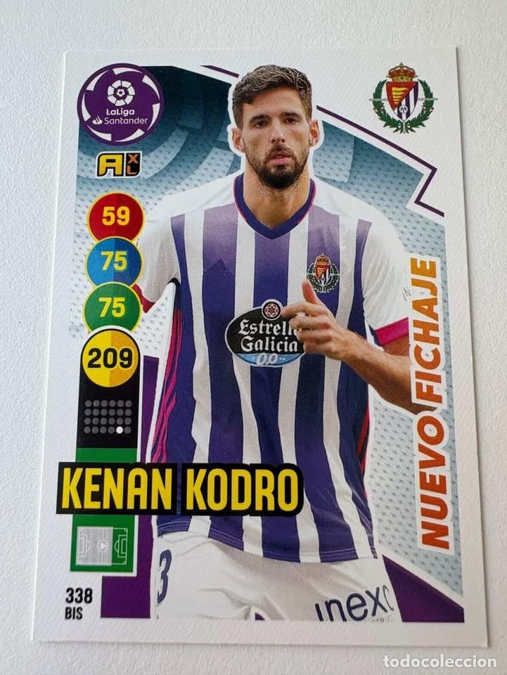 Coleccionismo deportivo: Kenan Kodro Nuevo Fichaje Valladolid 338bis Adrenalyn 2020-21