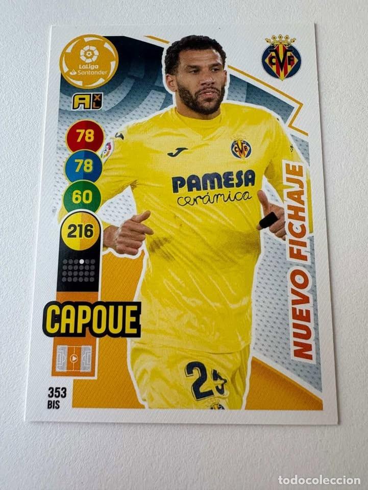 Coleccionismo deportivo: Capoue Nuevo Fichaje Villareal 353bis Adrenalyn 2020-21