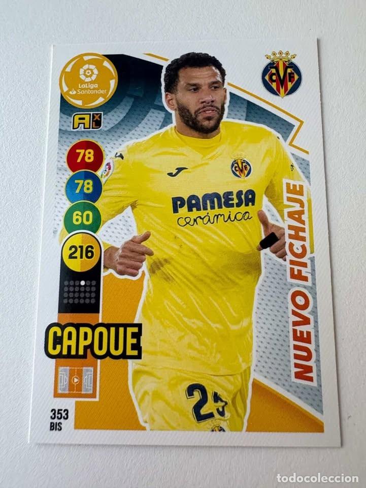 Coleccionismo deportivo: Capoue Nuevo Fichaje Villareal 353bis Adrenalyn 2020-21