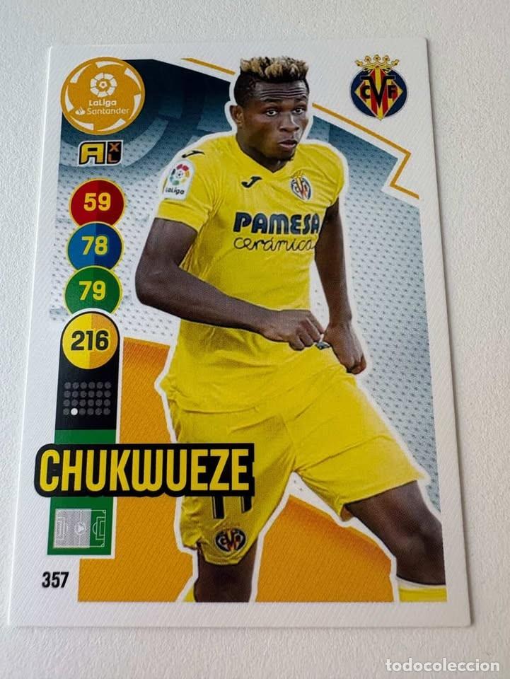Coleccionismo deportivo: Chukwueze Villareal 357 Adrenalyn 2020-21