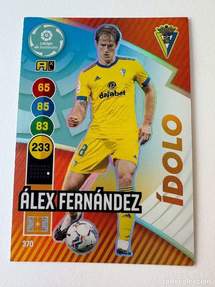 Coleccionismo deportivo: &Aacute;lex Fern&aacute;ndez C&aacute;diz &Iacute;dolo 370 Adrenalyn 2020-21