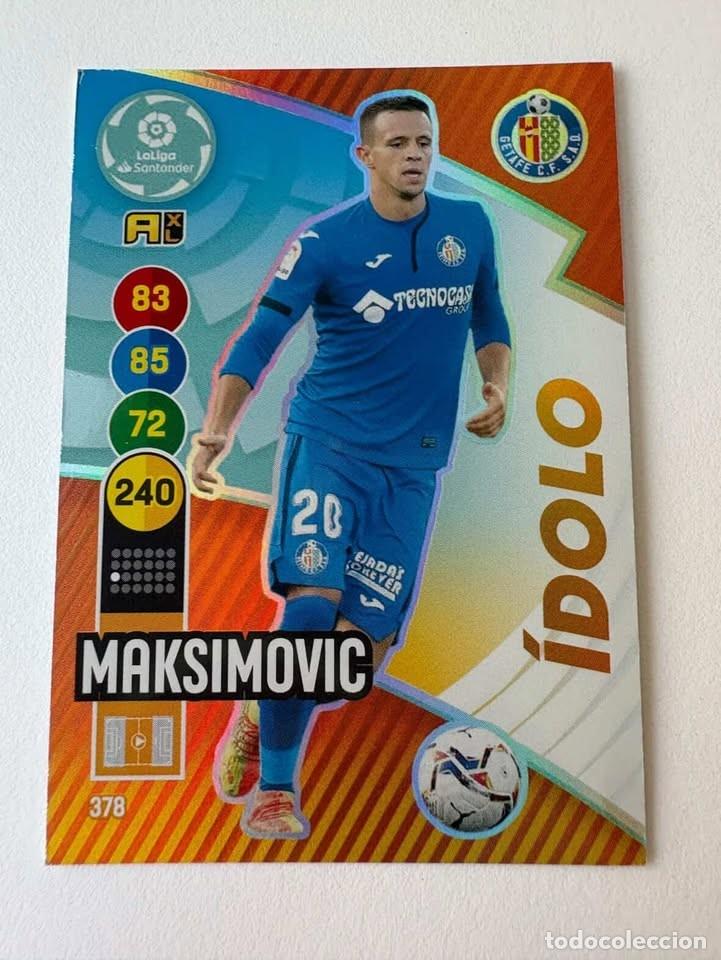 Coleccionismo deportivo: Maksimovic Getafe &Iacute;dolo 378 Adrenalyn 2020-21