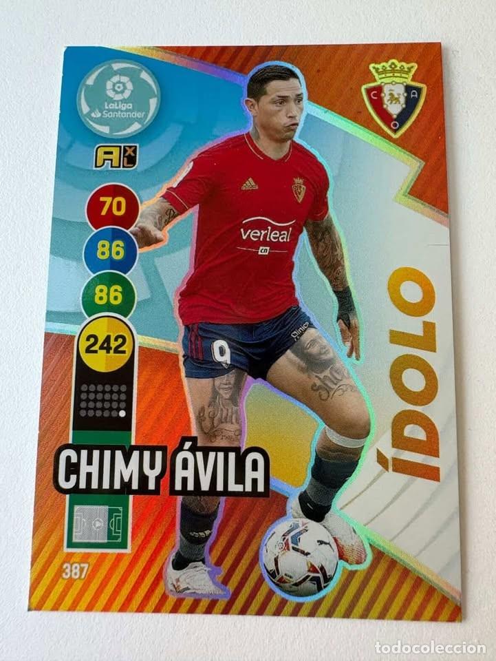 Coleccionismo deportivo: Chimy &Aacute;vila Osasuna &Iacute;dolo 387 Adrenalyn 2020-21