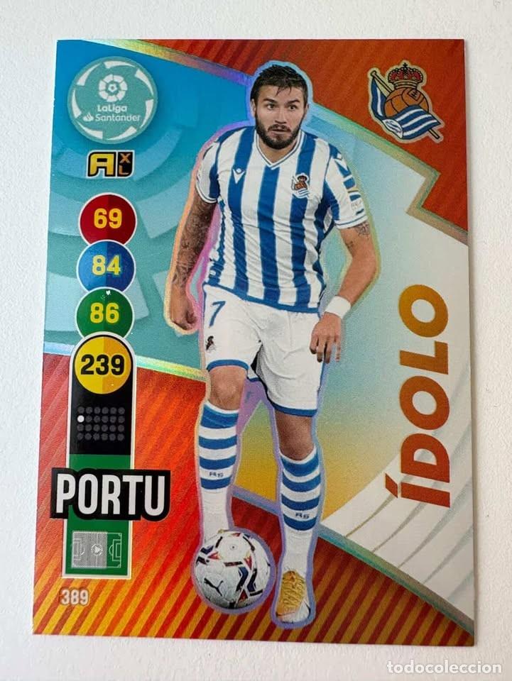 Coleccionismo deportivo: Portu Real Sociedad &Iacute;dolo 389 Adrenalyn 2020-21
