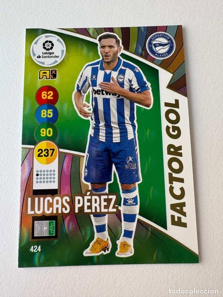 Sammelleidenschaft Sport: Lucas P&eacute;rez Alav&eacute;s Factor Gol 424 Adrenalyn 2020-21
