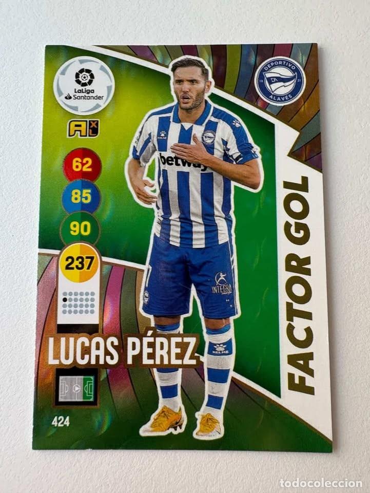 Sammelleidenschaft Sport: Lucas P&eacute;rez Alav&eacute;s Factor Gol 424 Adrenalyn 2020-21
