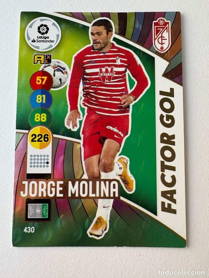 Sammelleidenschaft Sport: Jorge Molina Granada Factor Gol 430 Adrenalyn 2020-21