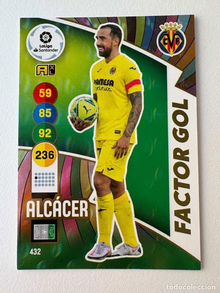 Coleccionismo deportivo: Alc&aacute;cer Villarreal Factor Gol 432 Adrenalyn 2020-21