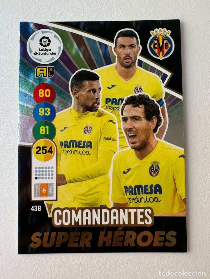 Coleccionismo deportivo: Comandantes Villareal Super H&eacute;roes 438 Adrenalyn 2020-21