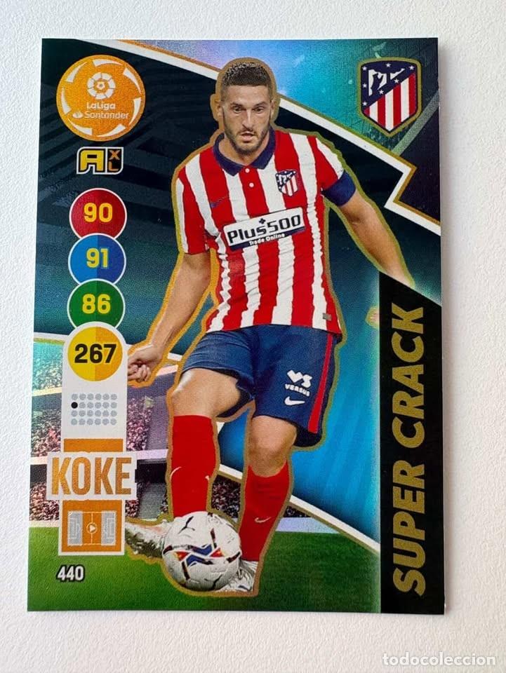 Coleccionismo deportivo: Koke Atl&eacute;tico de Madrid Super Crack 440 Adrenalyn 2020-21