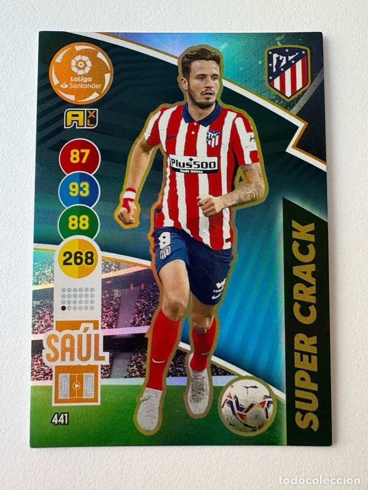 Coleccionismo deportivo: Sa&uacute;l Atl&eacute;tico de Madrid Super Crack 441 Adrenalyn 2020-21