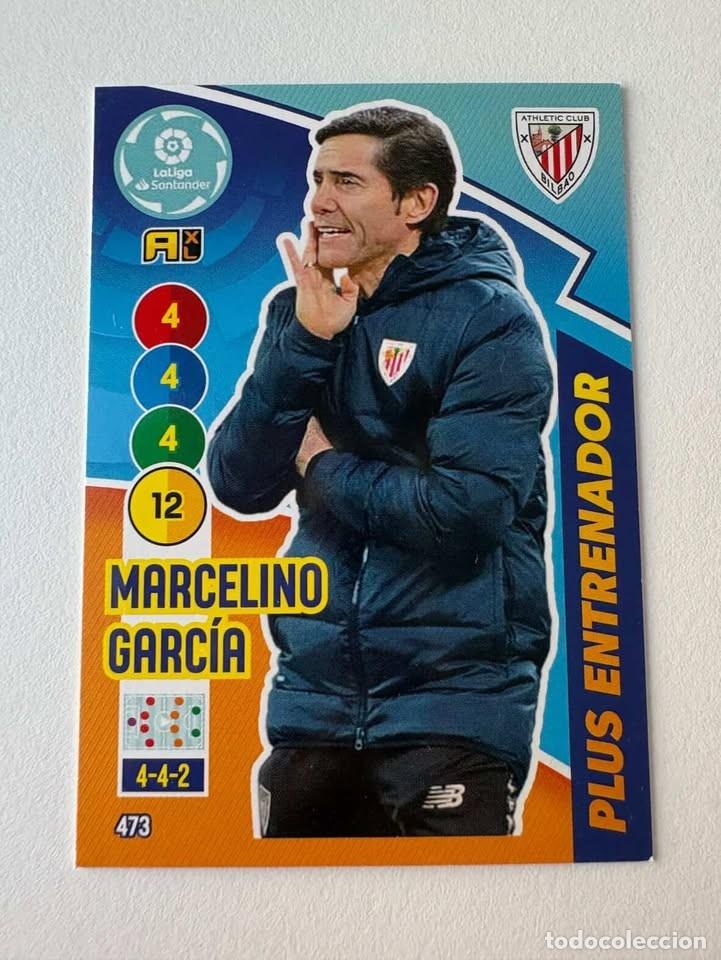 Coleccionismo deportivo: Marcelino Garc&iacute;a Athletic Club de Bilbao Entrenador 473 Adrenalyn 2020-21