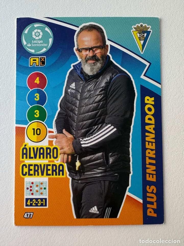 Coleccionismo deportivo: &Aacute;lvaro Cervera C&aacute;diz Entrenador 477 Adrenalyn 2020-21