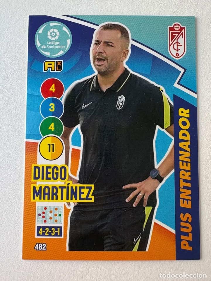 Coleccionismo deportivo: Diego Mart&iacute;nez Granada Entrenador 482 Adrenalyn 2020-21