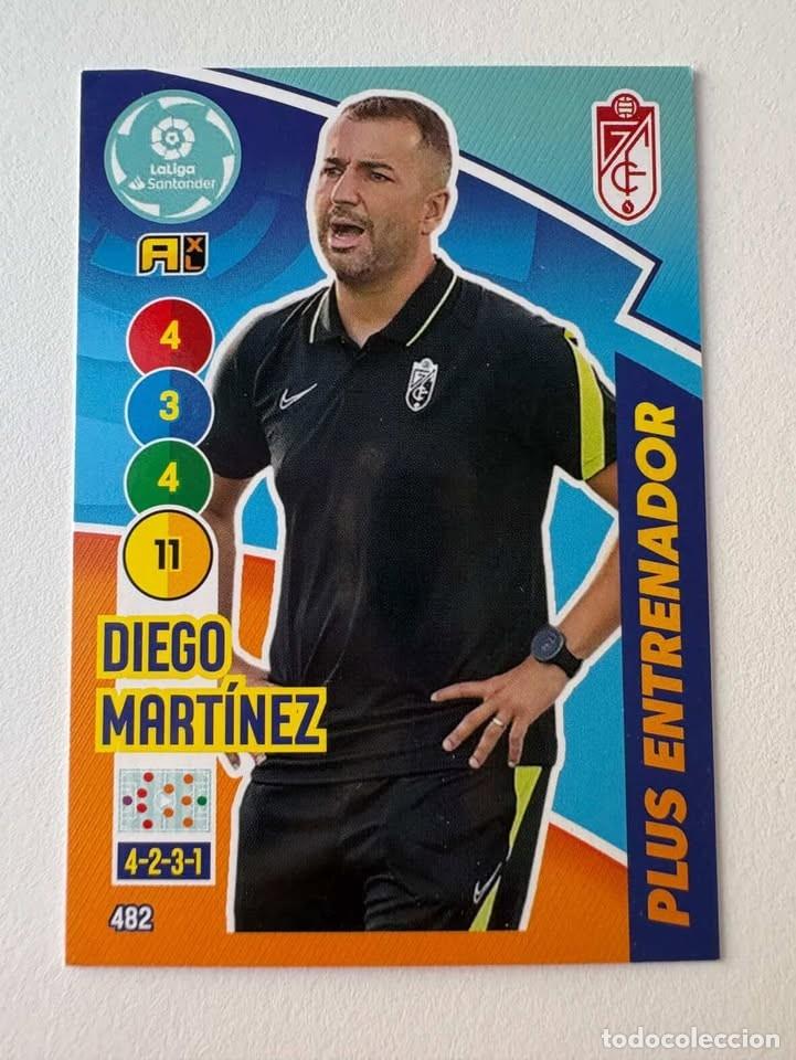 Coleccionismo deportivo: Diego Mart&iacute;nez Granada Entrenador 482 Adrenalyn 2020-21