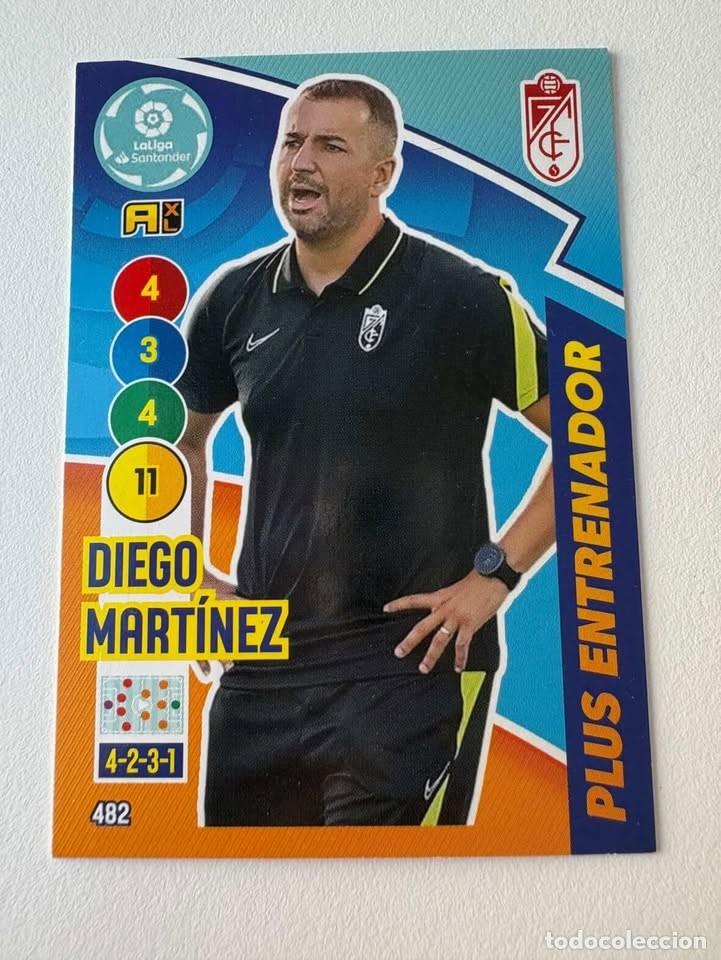 Coleccionismo deportivo: Diego Mart&iacute;nez Granada Entrenador 482 Adrenalyn 2020-21