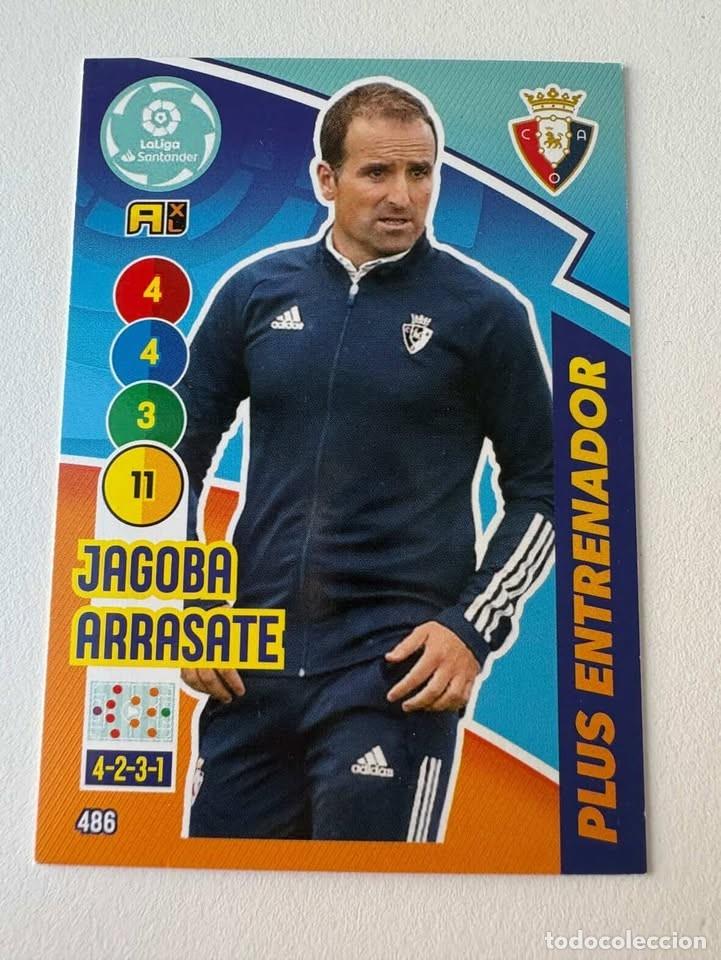 Coleccionismo deportivo: Jacoba Arrasate Osasuna Entrenador 486 Adrenalyn 2020-21