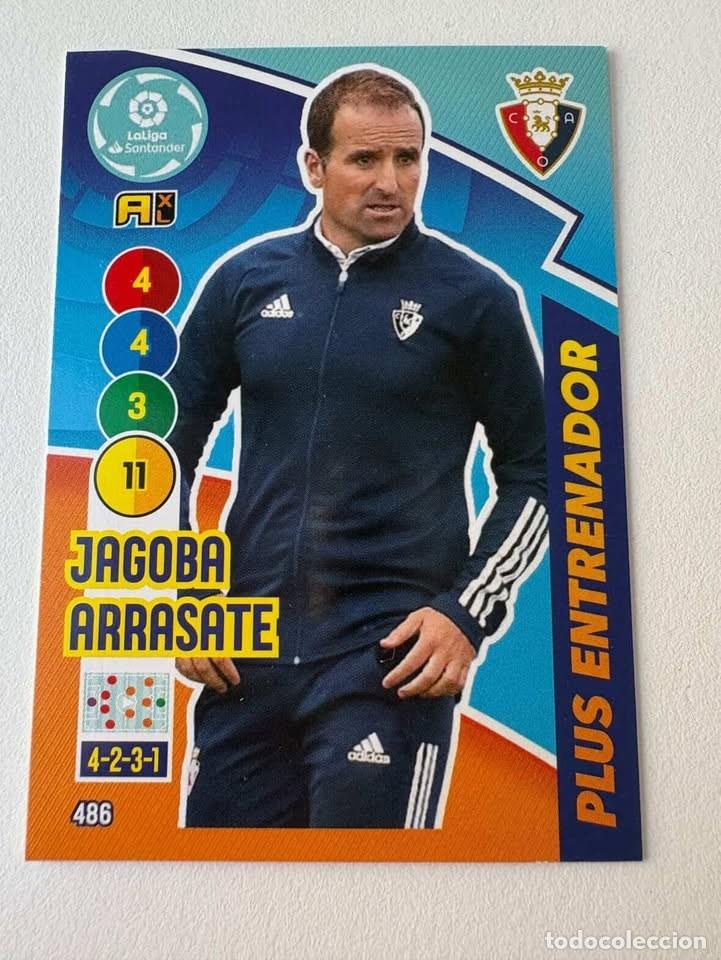 Coleccionismo deportivo: Jacoba Arrasate Osasuna Entrenador 486 Adrenalyn 2020-21