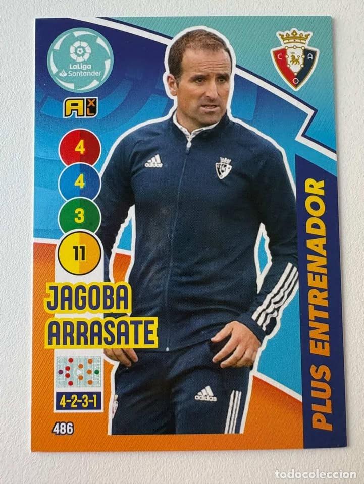 Coleccionismo deportivo: Jacoba Arrasate Osasuna Entrenador 486 Adrenalyn 2020-21