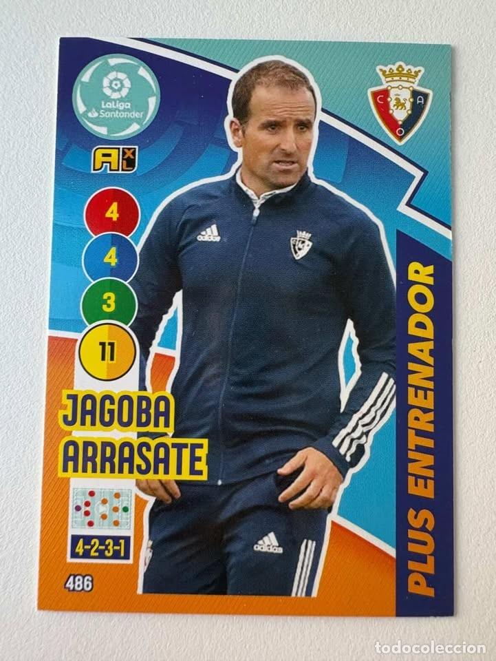 Coleccionismo deportivo: Jacoba Arrasate Osasuna Entrenador 486 Adrenalyn 2020-21