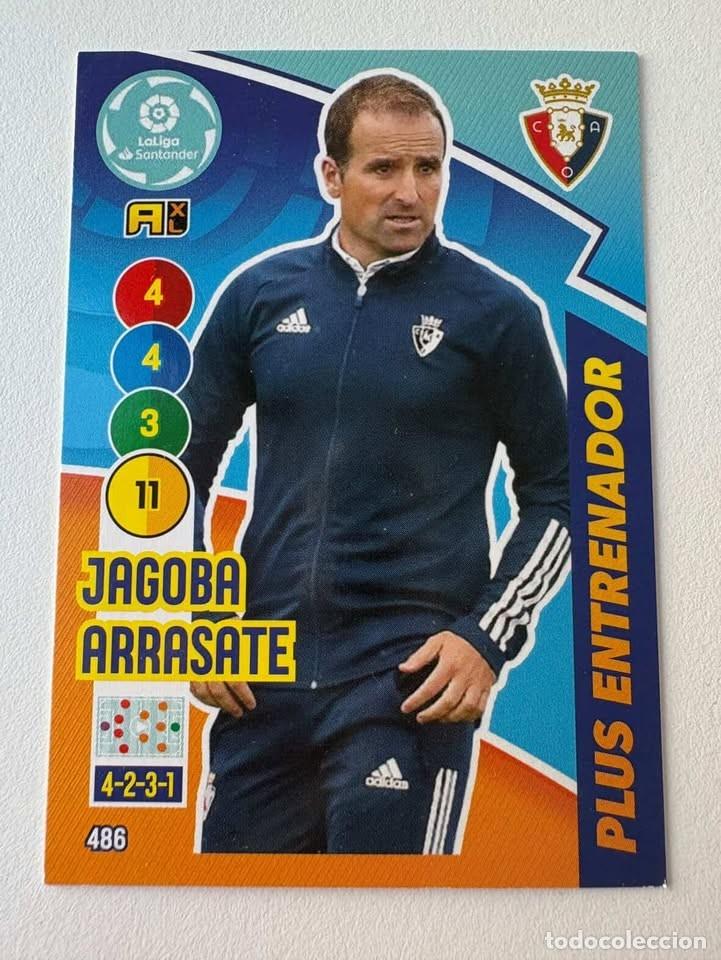 Coleccionismo deportivo: Jacoba Arrasate Osasuna Entrenador 486 Adrenalyn 2020-21