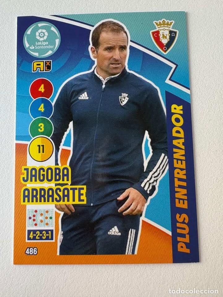 Coleccionismo deportivo: Jacoba Arrasate Osasuna Entrenador 486 Adrenalyn 2020-21