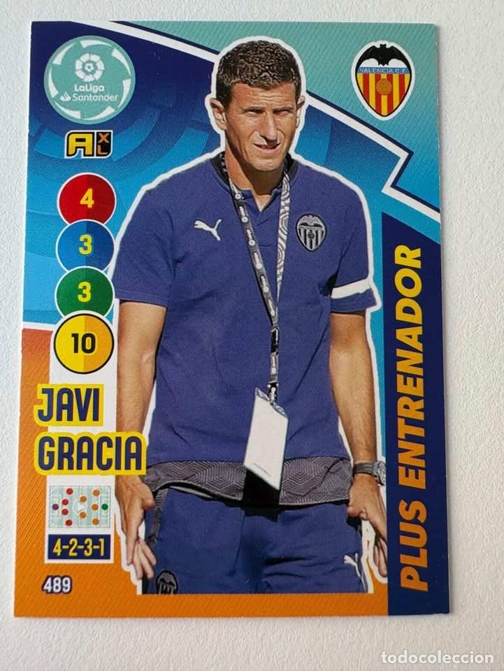 Coleccionismo deportivo: Javi Garcia Valencia Entrenador 489 Adrenalyn 2020-21